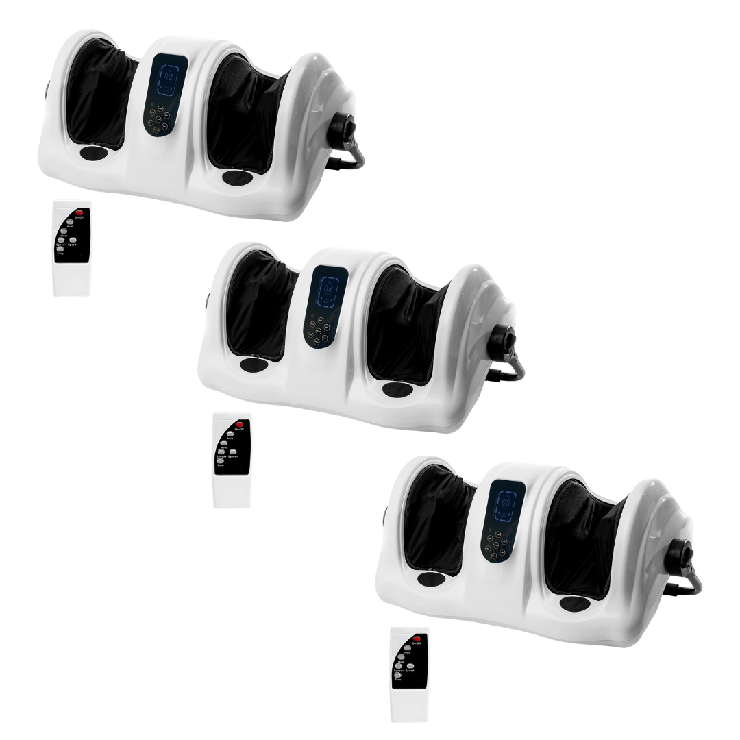 3x Fuß- und Wadenmassagegerät (Sparset)