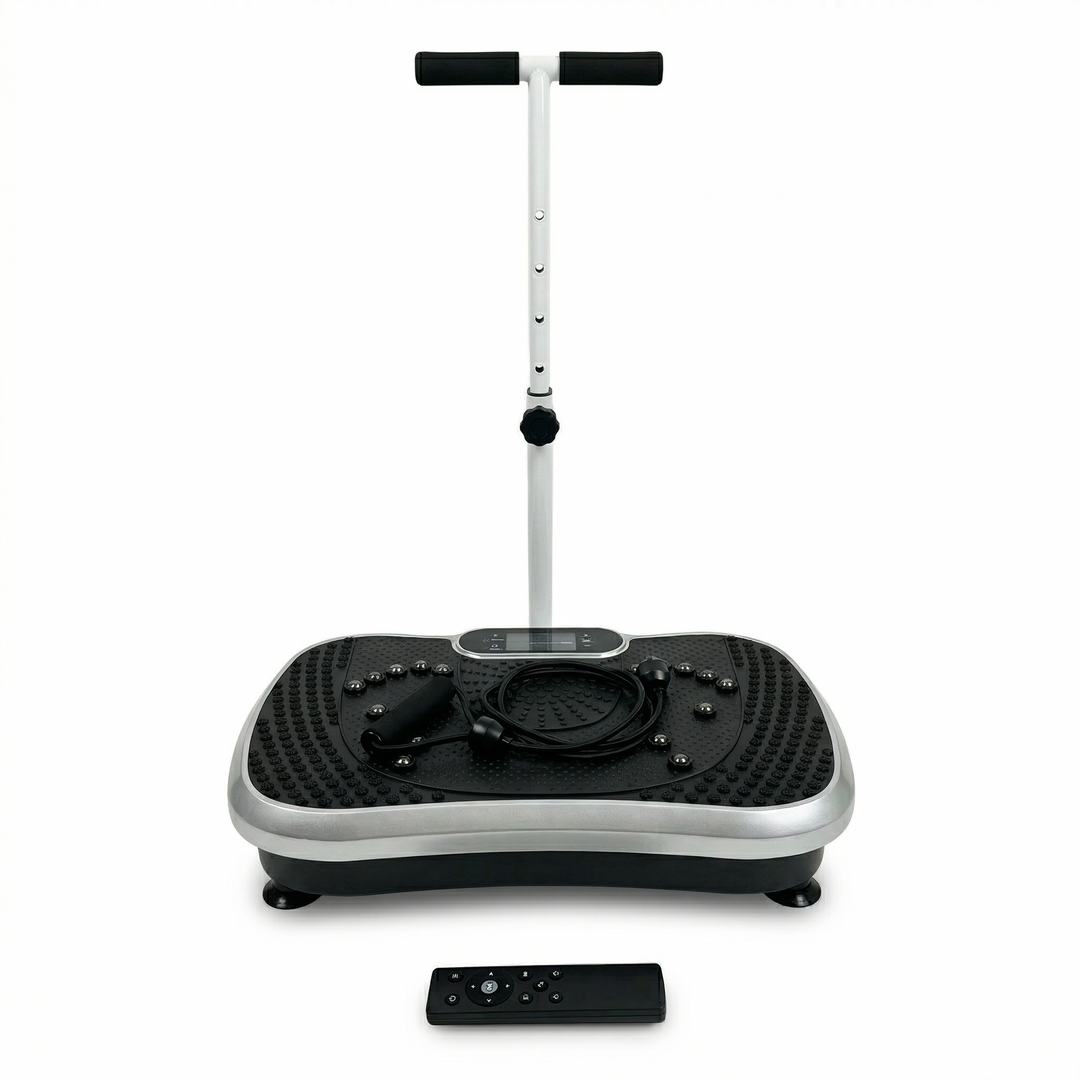 Vibrationsplatte Plus – mit Haltestange